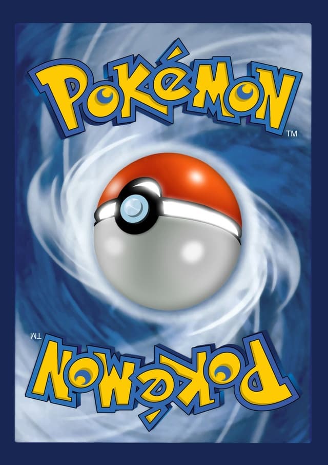 Pokemon trading card back design